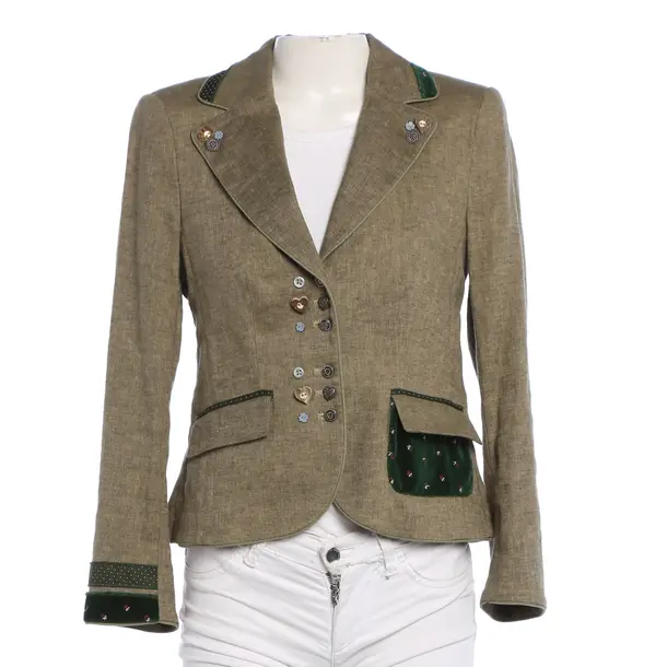 Blazer, in Verde, Lino, Sportalm