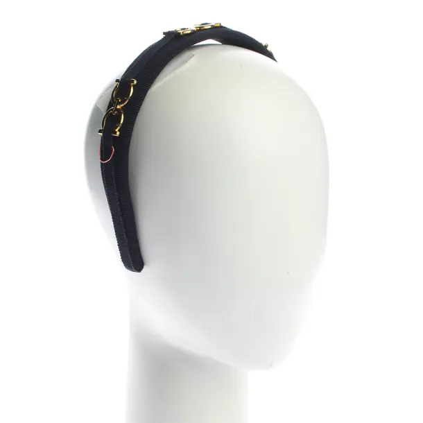 Headband, in Blue, Cotton, Salvatore Ferragamo