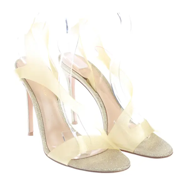 Sandaletten, in Gelb, Gianvito Rossi