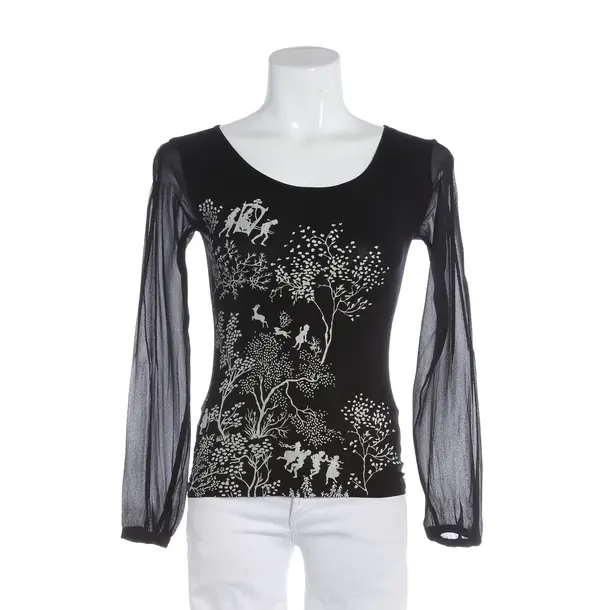 Long Sleeve Shirt, in Black, Cotton, Marc Cain