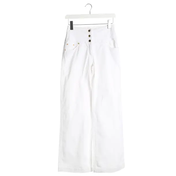 Jeans Flared, in Weiß, Baumwolle, Red Valentino