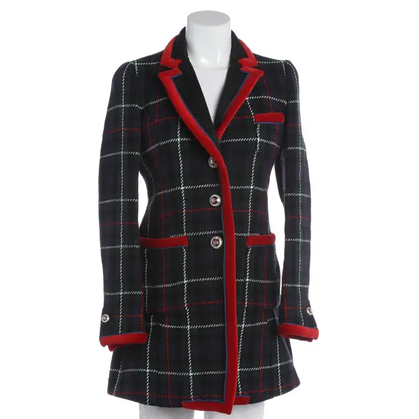 Mid-Season Coat, in Multicolored, Wool, Fay