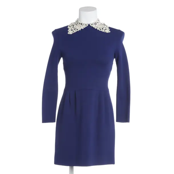 Dress, in Navy, Viscose, Valentino