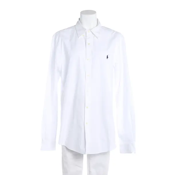 Blouse, in White, Cotton, Polo Ralph Lauren