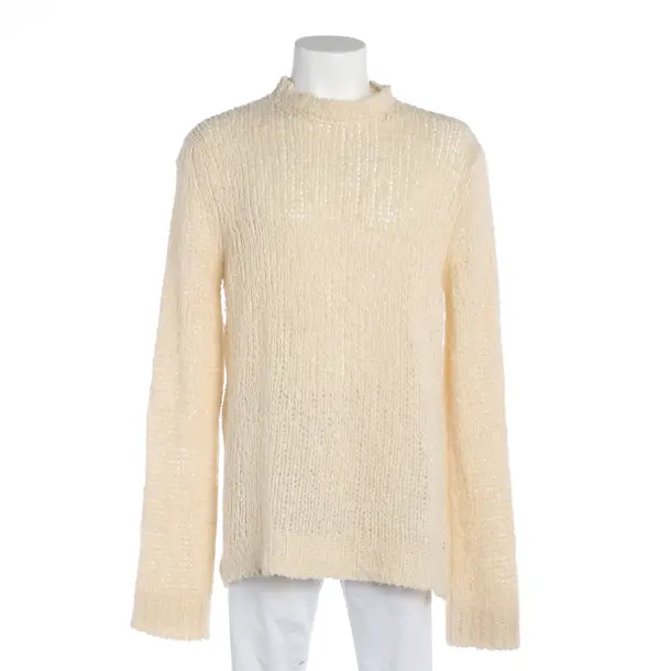 Pullover, in Cream, Wolle, Jil Sander