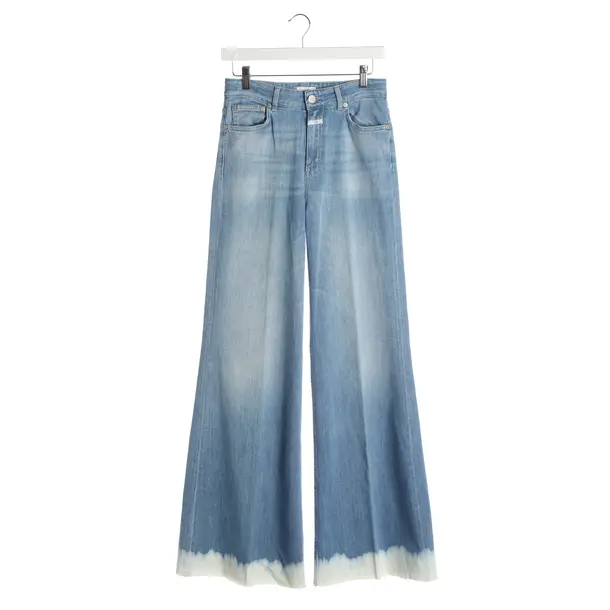 Flared Jeans, in Light Blue, Cotton, Closed