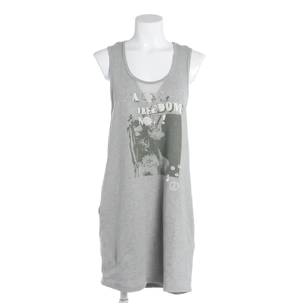 Dress, in Light Gray, Cotton, Closed