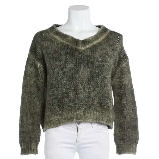 Maglione, in Verde oliva, Poliammide, Roberto Collina