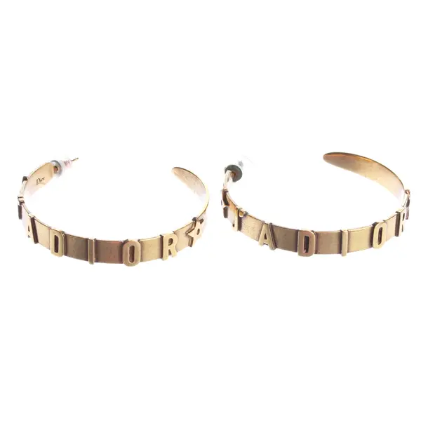 Earrings, in Gold, Metal (metallic, metallized), Dior