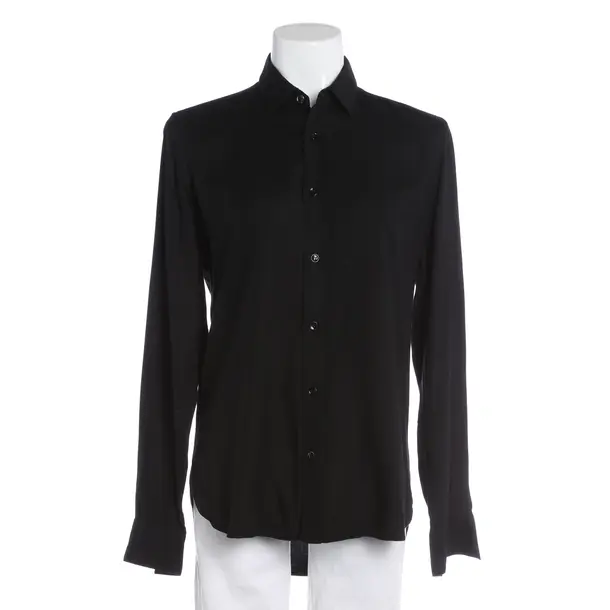 Bluse, in Schwarz, Baumwolle, Saint Laurent