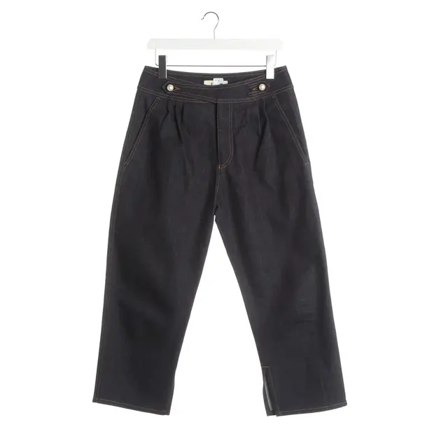 Pants, in Navy, Cotton, Fendi