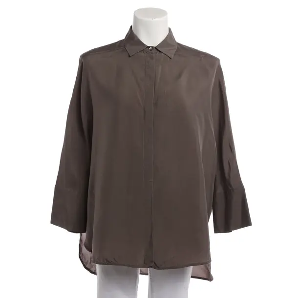 Bluse, in Braun, Cupro, Antonelli