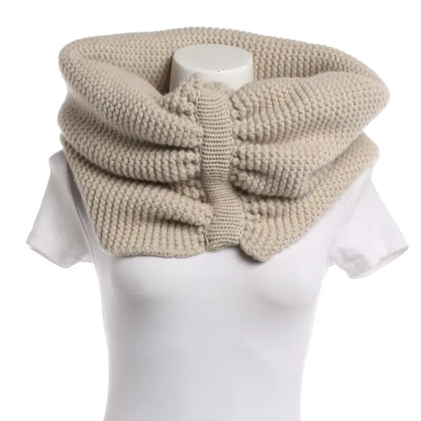 Scarf, in Beige, Wool, Bally