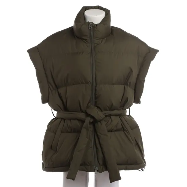 Vest, in Olive Green, Polyester, Frankie Shop