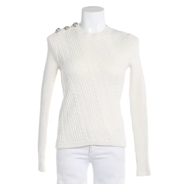 Pullover, in Cream, Baumwolle, Ganni