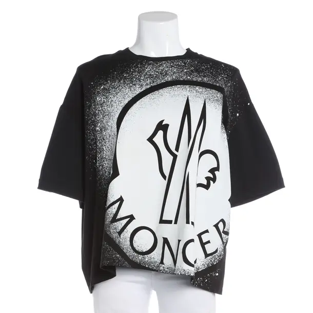 Shirt, in Schwarz, Baumwolle, Moncler