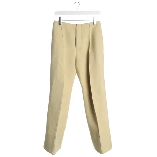 Pants, in Mustard Yellow, Cotton, Bottega Veneta
