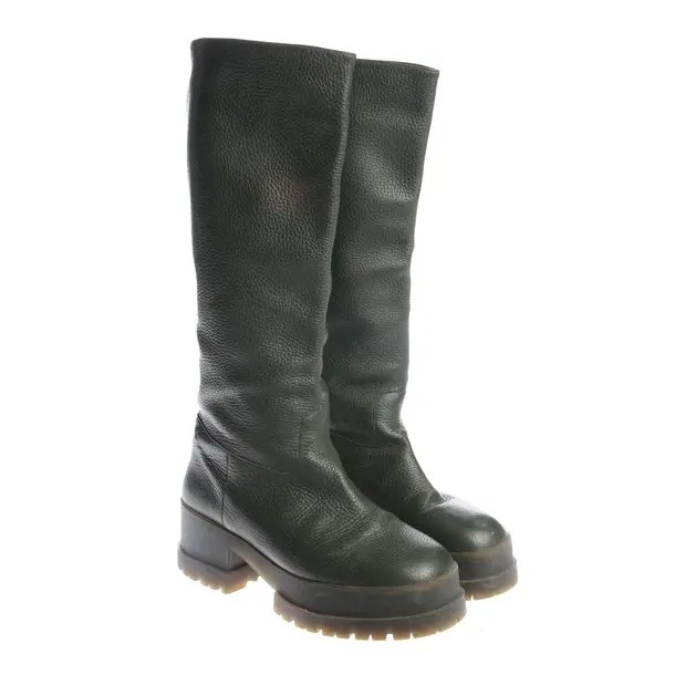 Boots, in Green, Clergerie