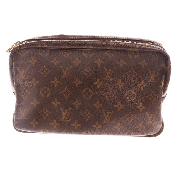Borsa da toilette, in Marrone, Pelle, Louis Vuitton
