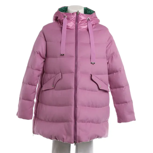 Winter Jacket, in Purple, Silk, Herno