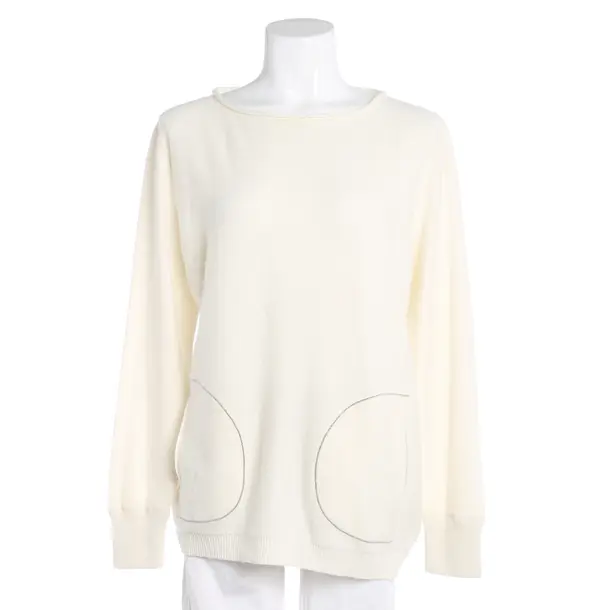 Jumper, in Beige, Wool, Fabiana Filippi