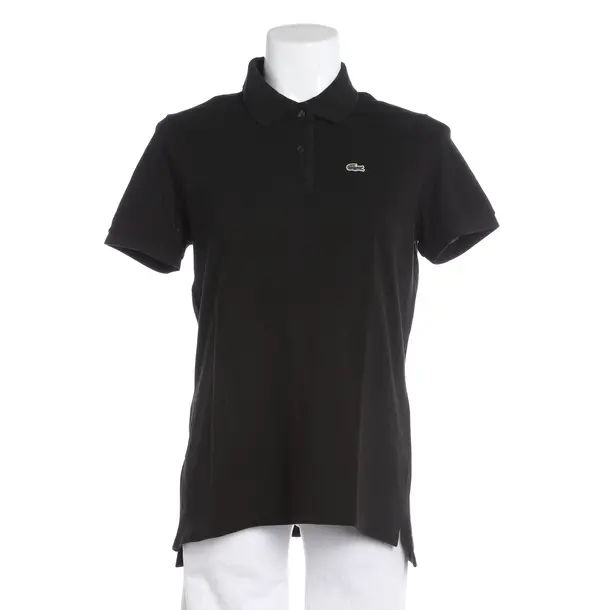 Poloshirt, in Schwarz, Baumwolle, Lacoste
