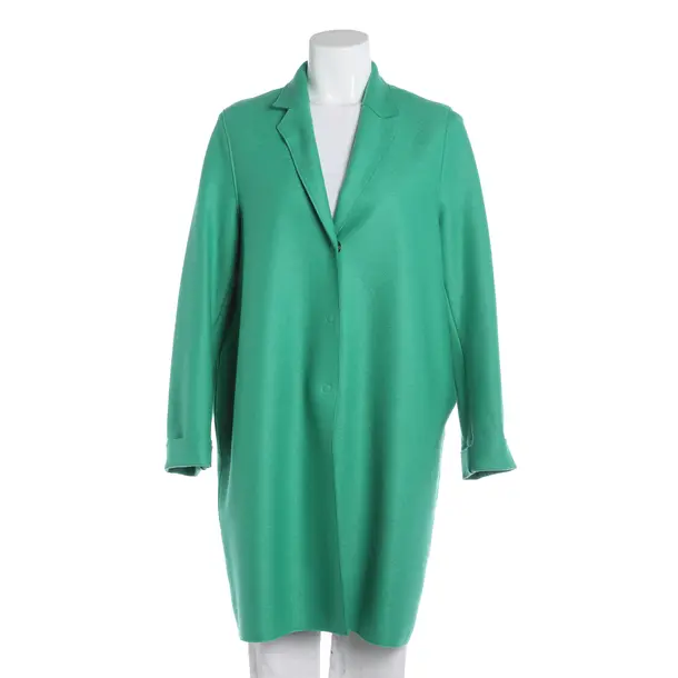 Übergangsmantel, in Hellgrün, Wolle, Harris Wharf London