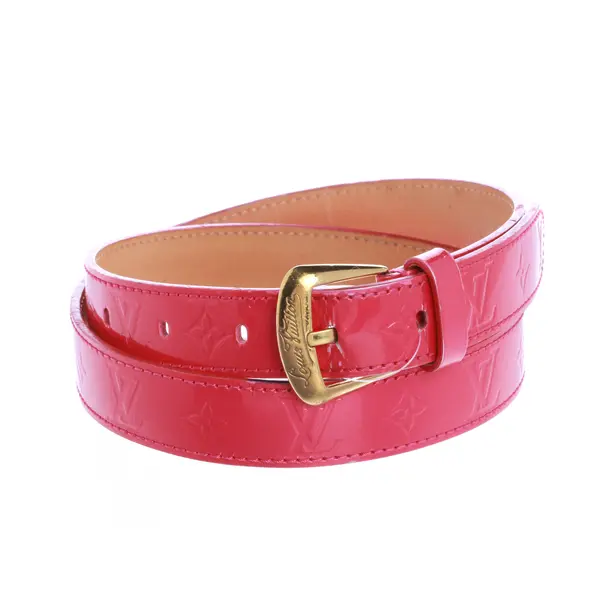 Gürtel, in Hellrosa, Leder, Louis Vuitton