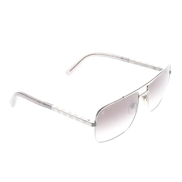 Sunglasses, in Silver, Synthetic / Metal, Louis Vuitton