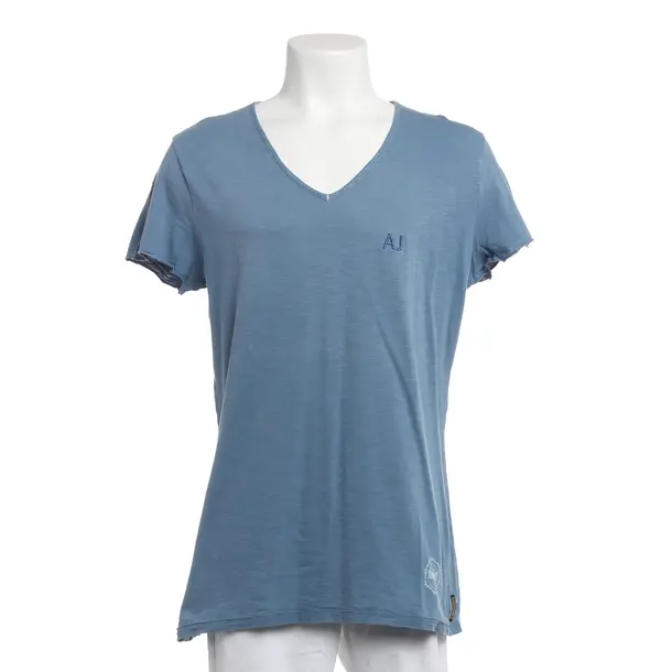 T-Shirt, in Blau, Baumwolle, Armani Jeans