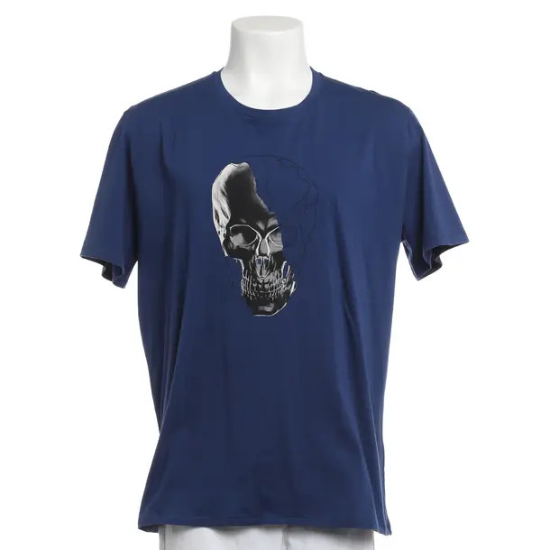 Maglietta, in Blu, Cotone, Solo Cavalli