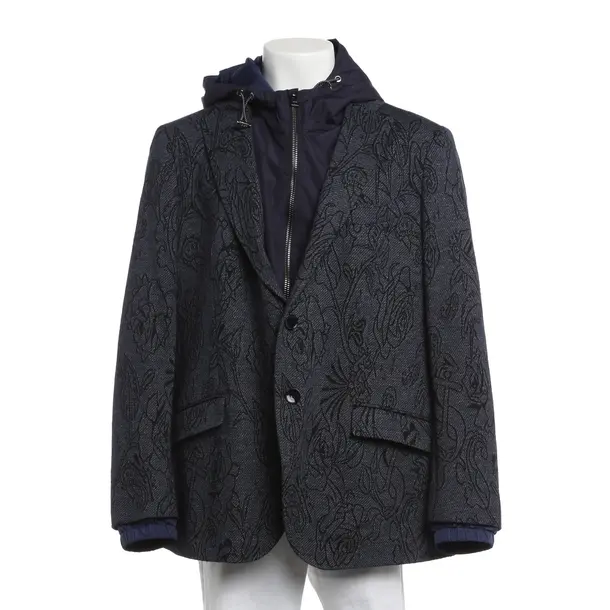 Mid-Season Jacket, in Blue, Cotton, Etro
