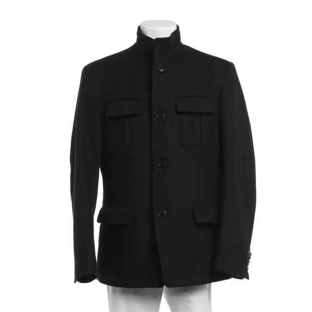 Mid-Season Jacket, in Black, Wool, Hugo Boss Black Label