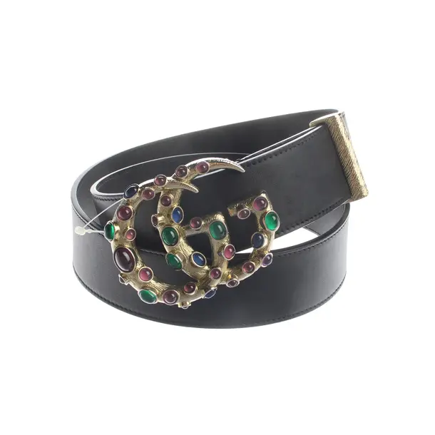 Belt, in Black, Leather, Gucci