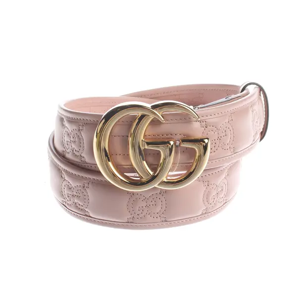Belt, in Light Pink, Leather, Gucci