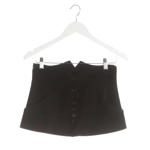 Top, in Schwarz, Wolle, Norma Kamali