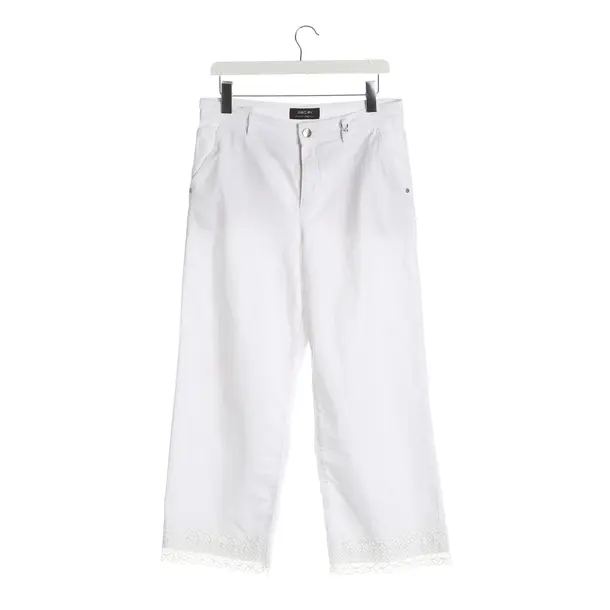 Hose, in Weiß, Baumwolle, Marc Cain