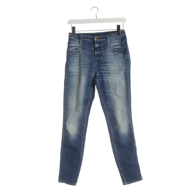 Jeans skinny, in Blu, Cotone, Chiuso