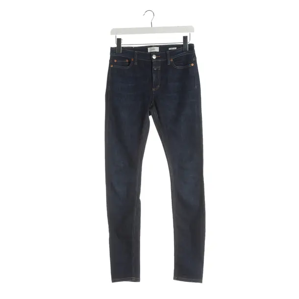 Skinny Jeans, in Navy, Cotton, Closed