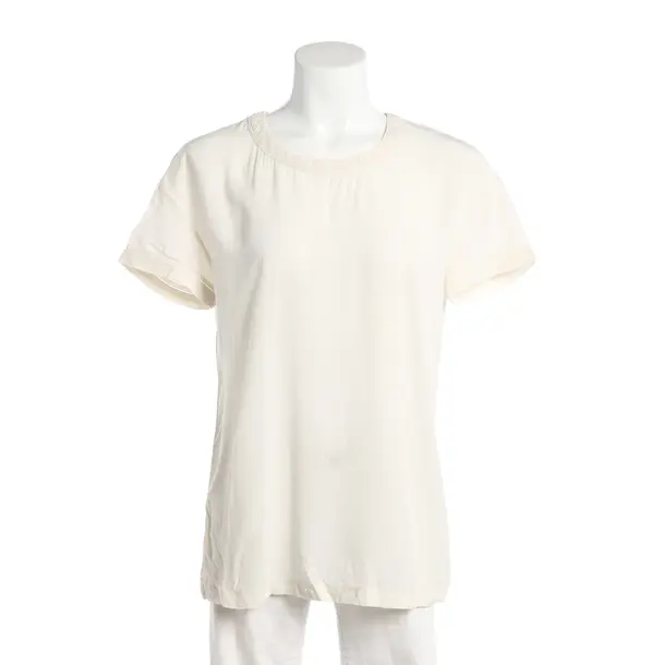 Shirt, in Cream, Silk, Closed