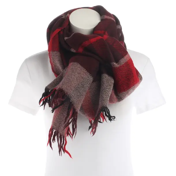 Scarf, in Multicolored, Wool, Closed