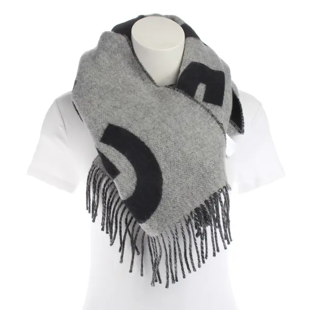 Schal, in Grau, Wolle, Gant