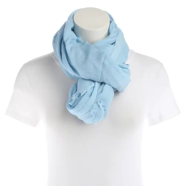 Stola, in Azzurro, Lino, Faliero Sarti