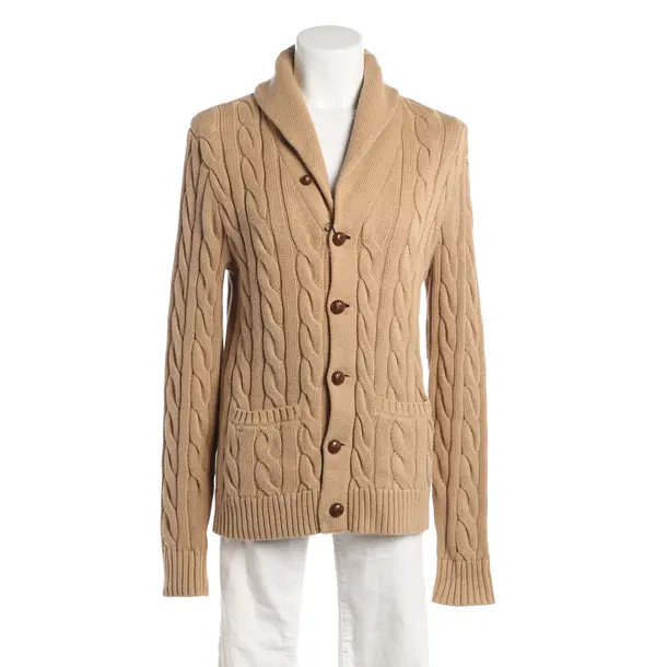 Cardigan, in Light Brown, Cotton, Polo Ralph Lauren