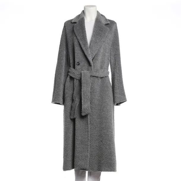 Mid-Season Coat, in Gray, Wool, Max Mara