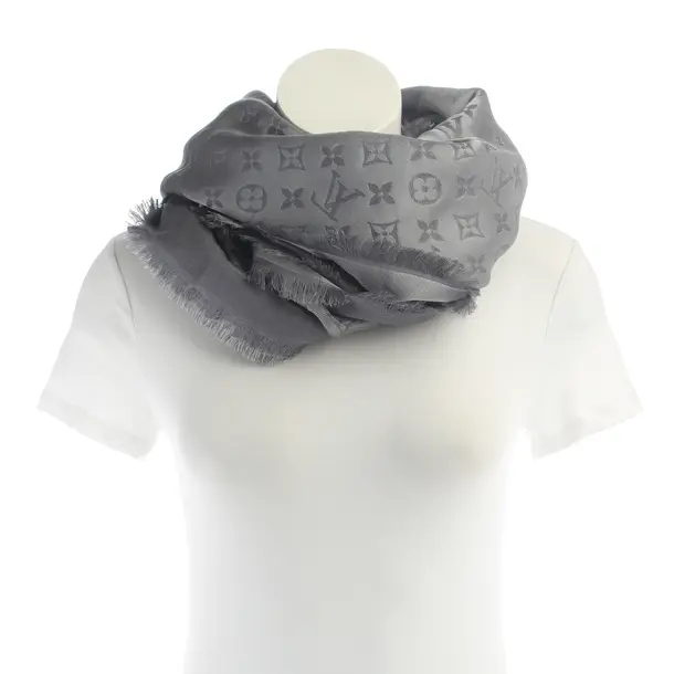 Tuch, in Grau, Seide, Louis Vuitton