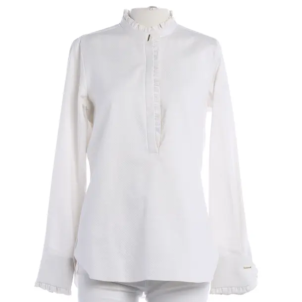 Blouse, in Cream, Cotton, Caliban