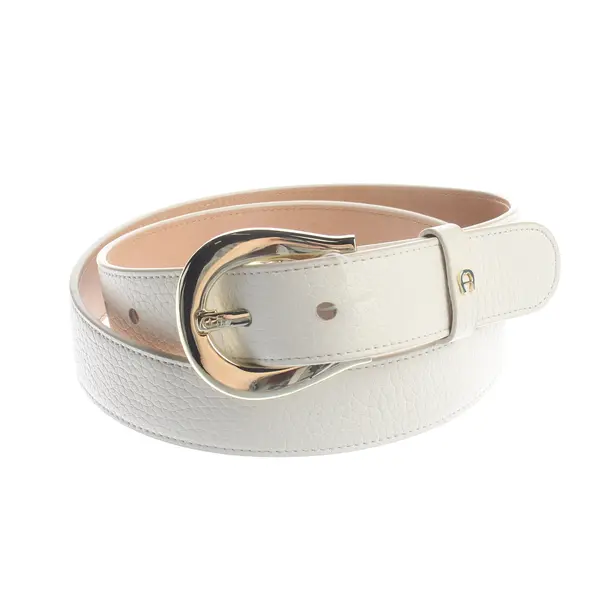 Gürtel, in Beige, Leder, Aigner