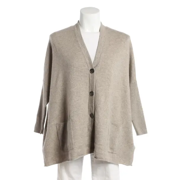 Strickjacke, in Hellbraun, Wolle, Allude