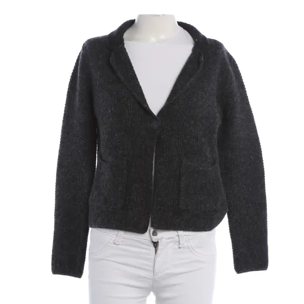 Strickjacke, in Grau, Wolle, Fabiana Filippi